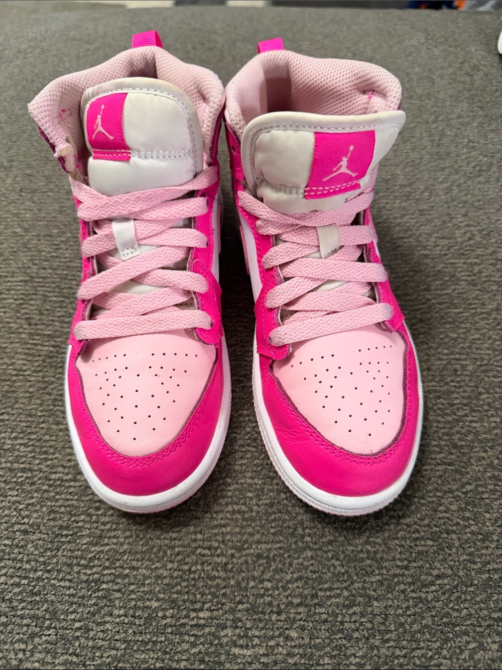 Jordan Kids Pink High-Top Sneakers